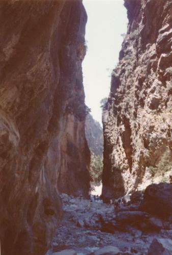 1989 Kreta Samaria-Schlucht 2