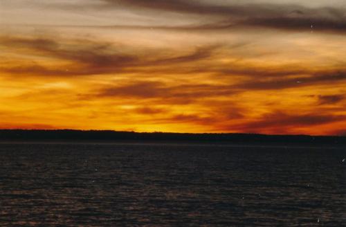 1991 Chile Sonnenuntergang