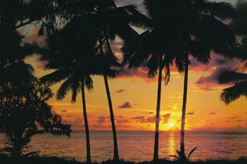 1992 Australien Sonnenuntergang
