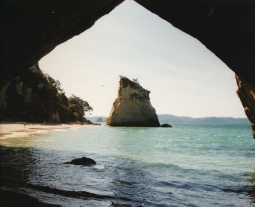 1994 Neuseeland Rosa-Bay Cathedral-Cave 2