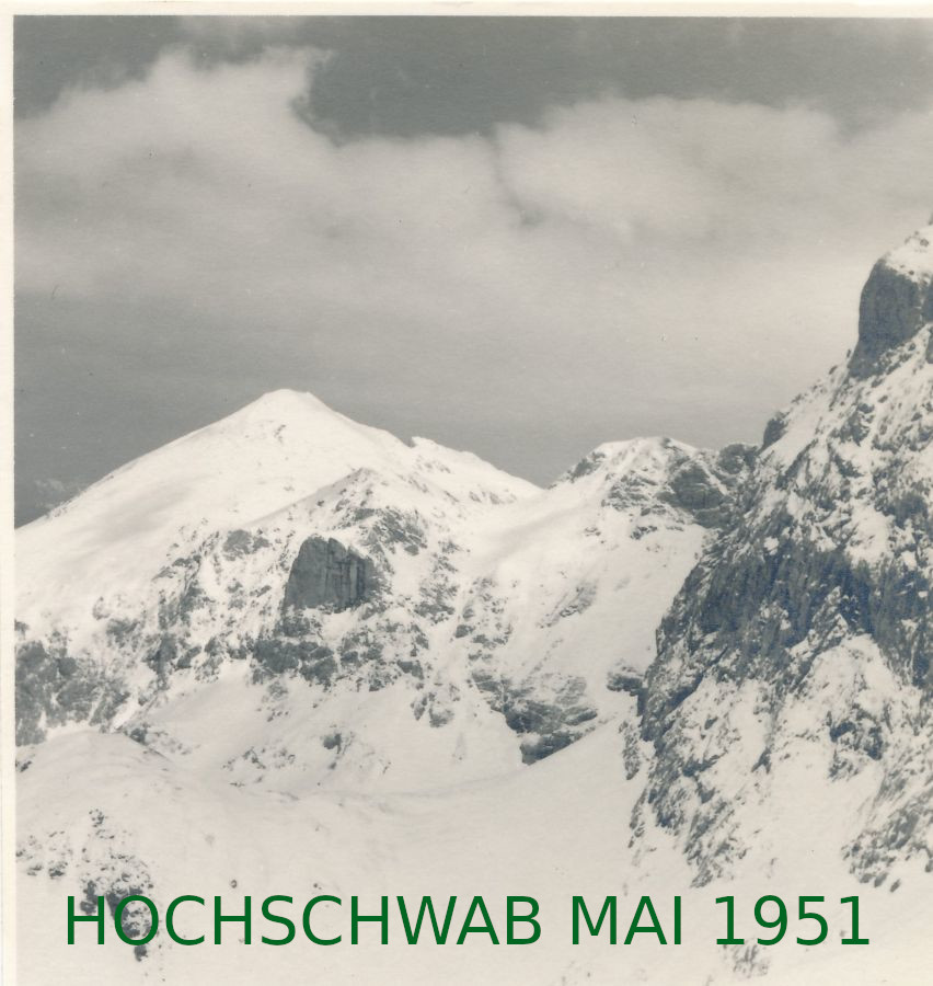 Hochschwab Mai 1951