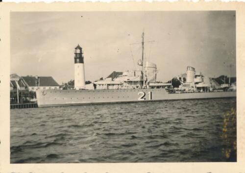 1937 Pillau Torpedobootzerstoerer Paul-Jacobi
