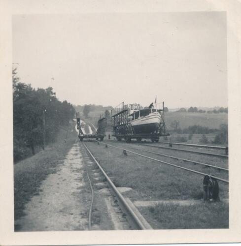 1937 Schienenweg am Elblag- bzw. Oberlandkanal