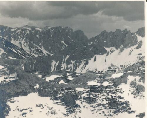 Vom Ochsenreich Kar fotografiert die Mitteralpe