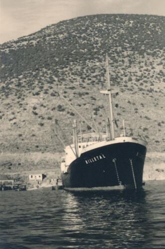 Bauxit-laden Griechenland-Aspa-Spitia 18-22-Dezember-1955