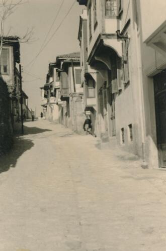 typisches Straßenbild der Altstadt von Saloniki