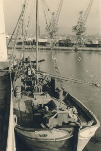 griechische Boote zum Entladen